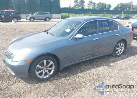 2006 Infiniti G35X из США, поврежденный, VIN JNKCV51F76M602067